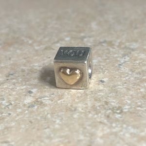 Pandora I love you charm